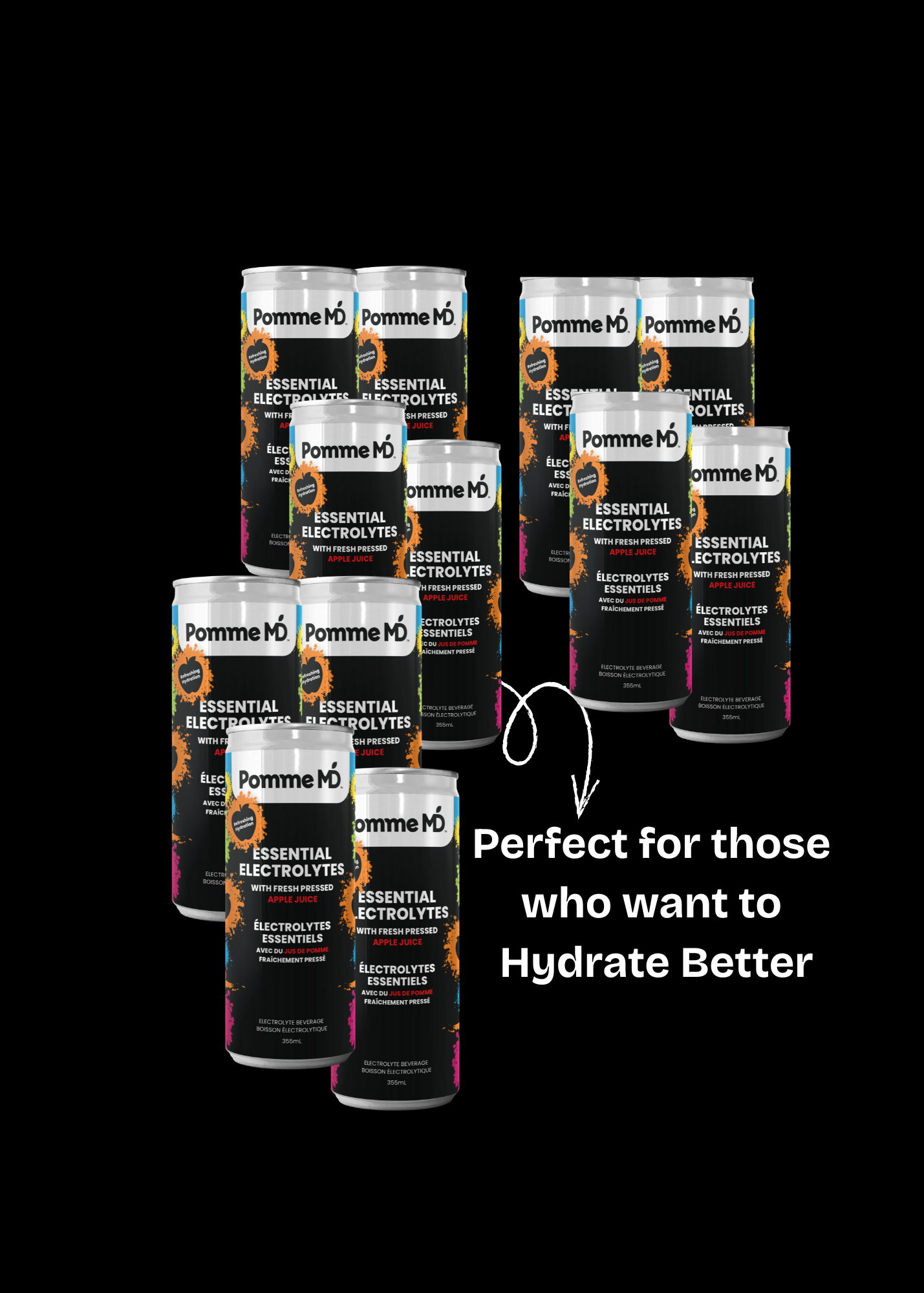 PommeMD 355ml Can x 12 pack