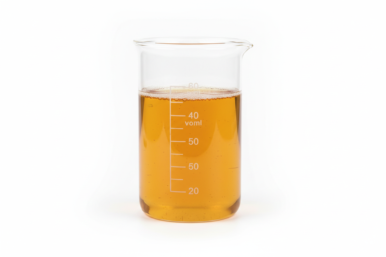 Beaker with apple juice remove background