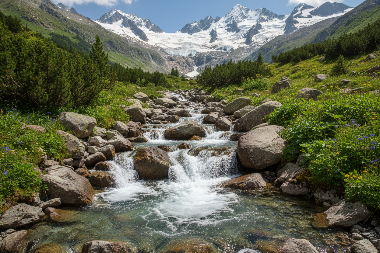 water from mountains